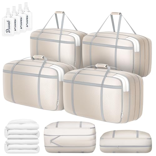 4 Pack Large Compression Comforter Storage Bags