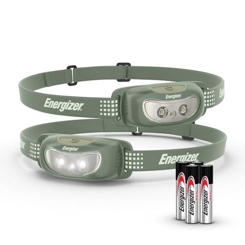 2 Pack Energizer LED Waterproof Headlamps