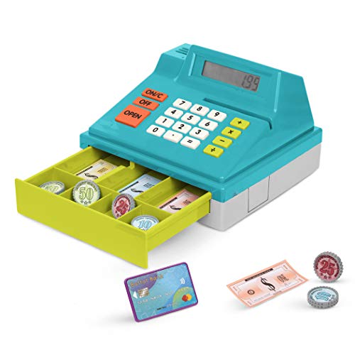 48 Piece Battat Toy Cash Register for Kids