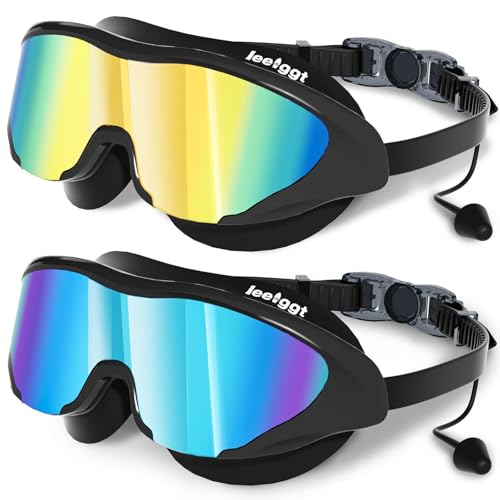 2 Pack Anti-Fog UV Kids Swimming Goggles