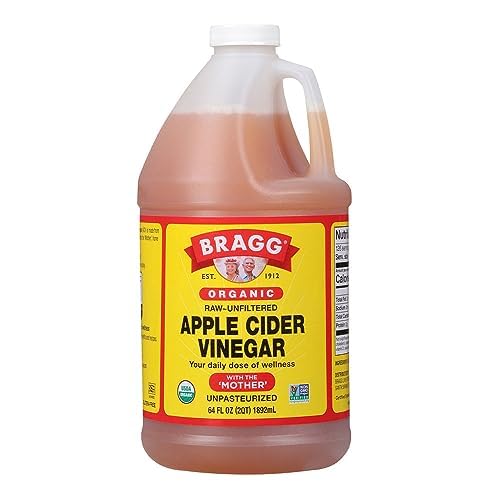 64 oz Bragg Organic Raw Apple Cider Vinegar (KSA Kosher)