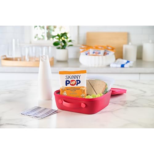 18 Packs SkinnyPop White Original And Cheddar Cheese Popcorn