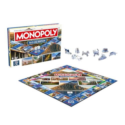 Monopoly SLO Cal Edition Family Board Game 2-6 Players