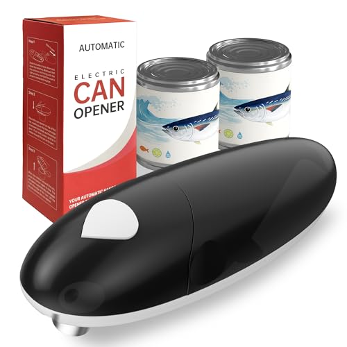 Electric Smooth-Edge Hands-Free Can Opener