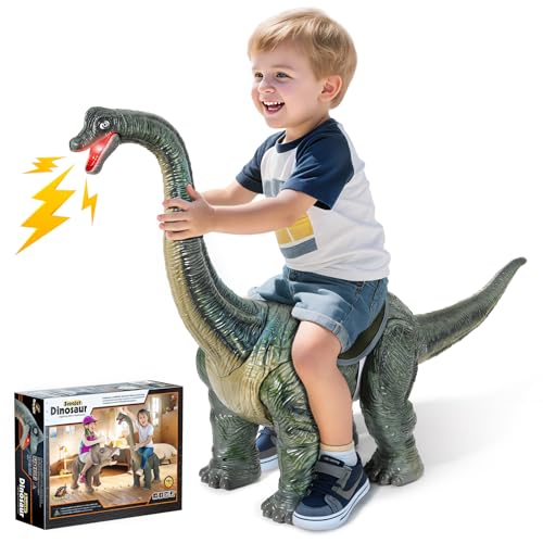 Dinosaur Ride On Toy Car with Sounds and Lights
