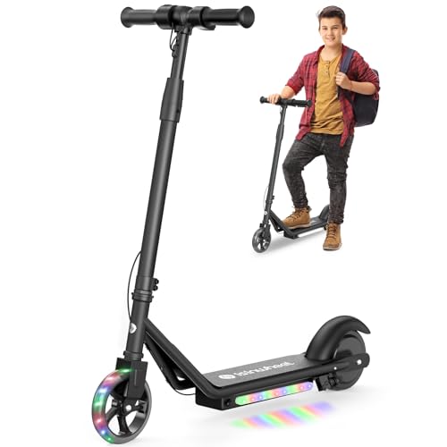 isinwheel Kids Electric Scooter, Adjustable Speed and Height