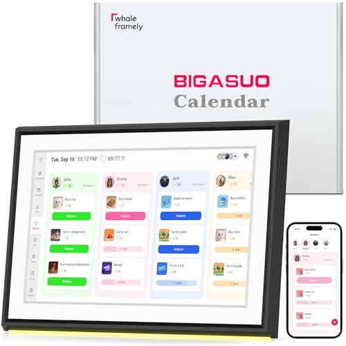 10.1-Inch Digital Calendar and Chore Chart Display