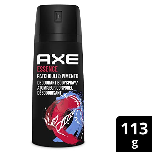 AXE Body Spray Deodorant for Long Lasting Odor Protection Essence Black Pepper & Cedarwood Men's Deodorant Formulated Without Aluminum, 4 Ounce (Pack of 4)