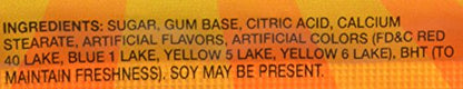 Razzles Tropical Flavor Candy/Gum - 24 Pack