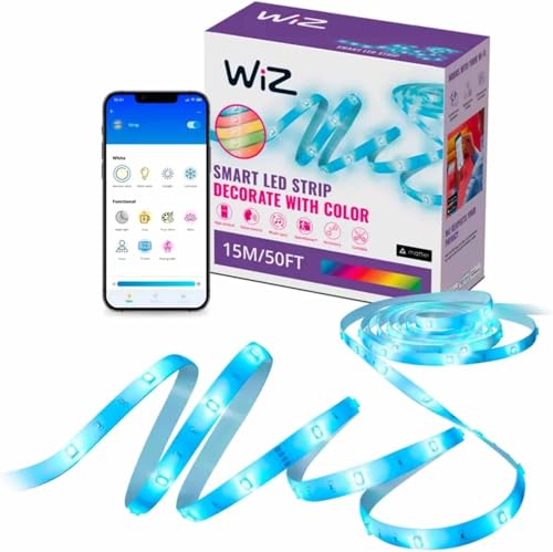 50ft WiZ Connected Smart RGB Light Strip Voice App