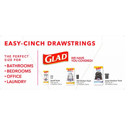 Glad Lemon Fresh Drawstring Trash Bags, 26 Ct