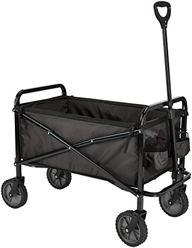 Amazon Basics Collapsible Folding Outdoor Utility Wagon Heavy Duty