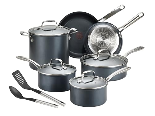 12 Piece Tefal Nonstick Induction Cookware Set Dishwasher Safe