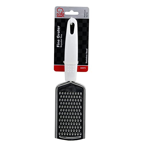 Chef Craft Select Fine Grater, 9.5 inches in length, White