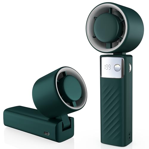 Rechargeable Handheld Turbo Fan with LED Display