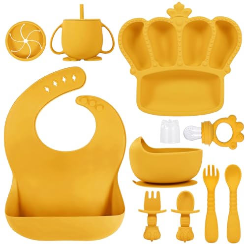 10 Piece Silicone Baby Feeding Weaning Set