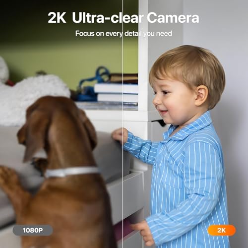 Tenda 2K WiFi Indoor Security Camera with Night Vision