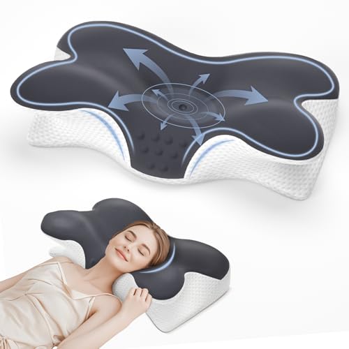 Memory Foam Cervical Contour Neck Pillow
