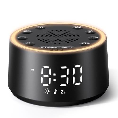 Dreamegg White Noise Sound Machine with Alarm Clock