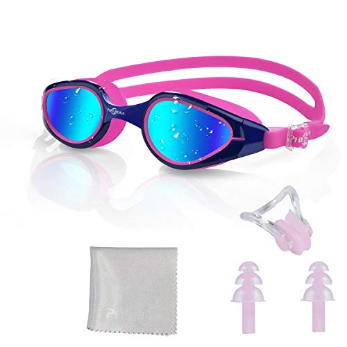 Swim Goggles Anti-Fog UV Protection No Leak Triathlon