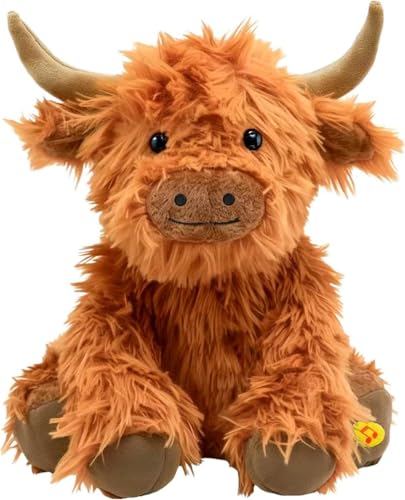 Highland Cow Stuffed Animal Plush Toy