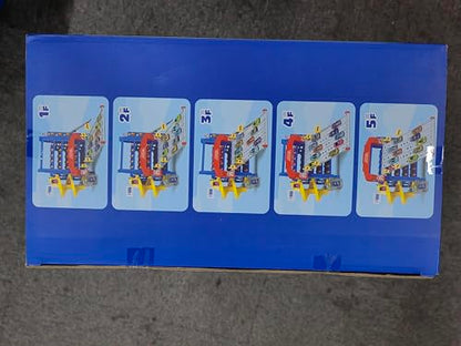 10 Cars Parking Track Toy for Boys Ages 3-8