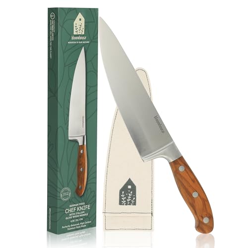 Bloomhouse 8-Inch German Stainless Steel Chef Knife