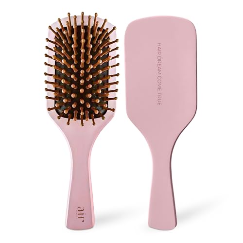 Air Beauty Wooden Paddle Detangling Hair Brush
