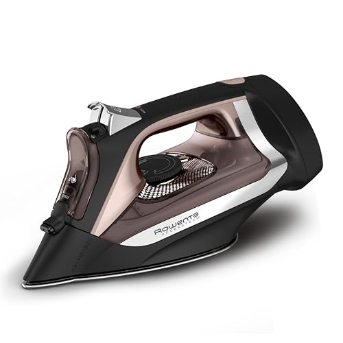 Rowenta Steam Iron Retractable Cord Stainless Steel Soleplate