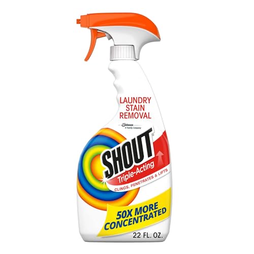 22oz SHOUT Triple-Acting Laundry Stain Remover Spray