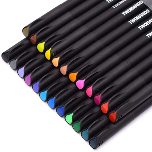 24 Pack Fineliner Journal Pens Fine Tip Markers