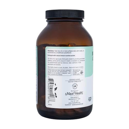 Omega 3 Fish Oil Supplement for Women and Men - Triple Strength 2000 mg Fish Oil with Omega 3 Fatty Acids Supplements Including EPA, DHA - Support for Heart Brain & Joint Health Kosher 90 Softgels