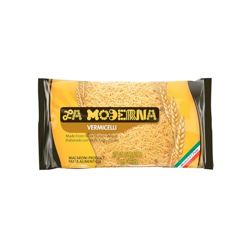 La Moderna Vermicelli Pasta, Durum Wheat, 7 oz