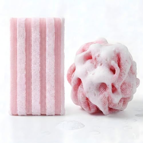 40-Inch Exfoliating African Net Sponge Body Scrubber