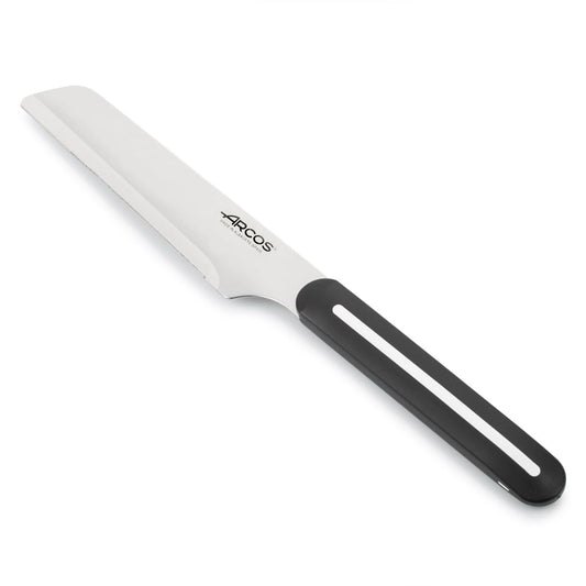 ARCOS Chef Knife 6 Inch Stainless Steel. Table Knife for Peeling Fruits and Vegetables. Ergonomic Polypropylene Handle. Suitable for all types of food. Series B-Line. Color Black and White.