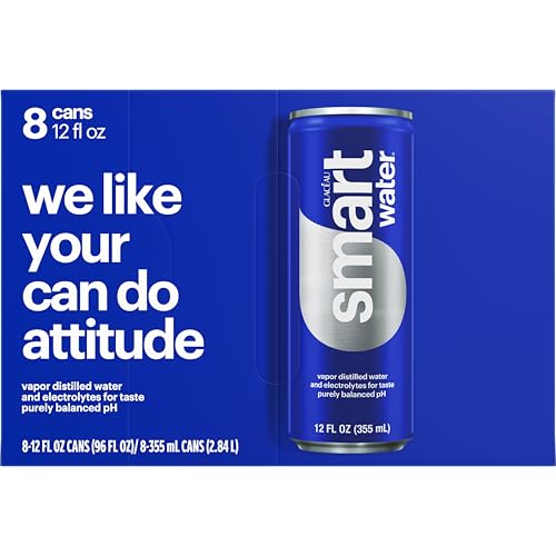12oz Smartwater Aluminum Can 8-Pack