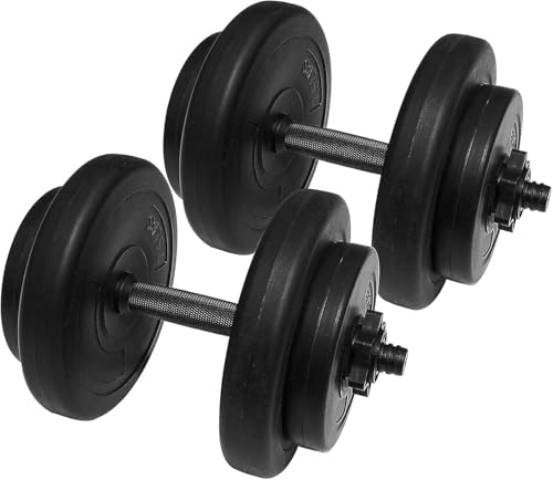 40lb Adjustable Dumbbell Set Free Weights for Exercise