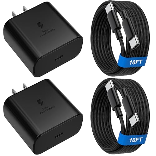 2 Pack 45W USB C Fast Charger for Samsung