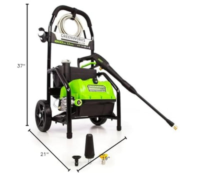 Greenworks PW-1800 1800 PSI 1.1 GPM Electric Pressure Washer