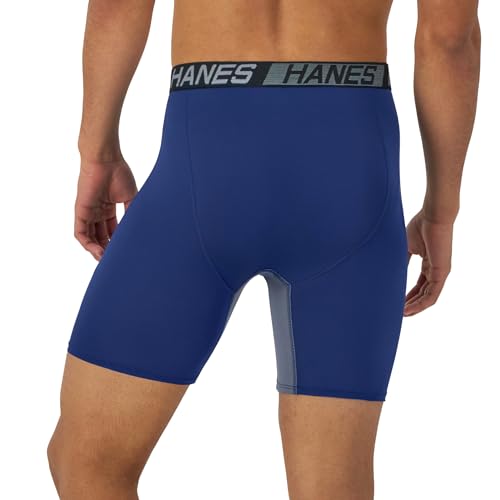 Hanes Men's Moisture-Wicking Boxer Briefs Multi-Pack
