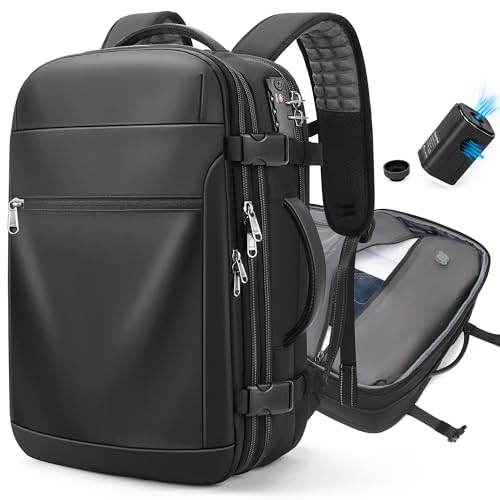 Vacuum Compression Carry On Travel Backpack with Pump