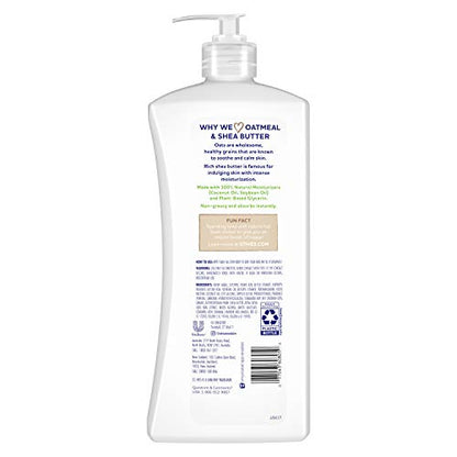 St. Ives Soothing Hand & Body Lotion for Women with Pump, Daily Moisturizer Oatmeal and Shea Butter for Dry Skin, Made with 100% Natural Moisturizers, 21 fl oz, 4 Pack