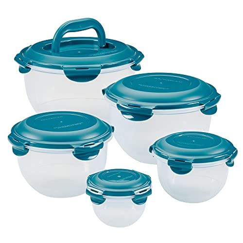 10 Piece Rachael Ray Leakproof Nesting Food Storage Containers