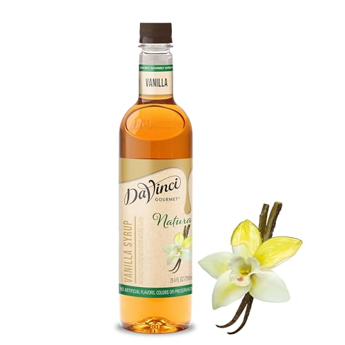 25.4 oz DaVinci Gourmet Naturals Vanilla Syrup