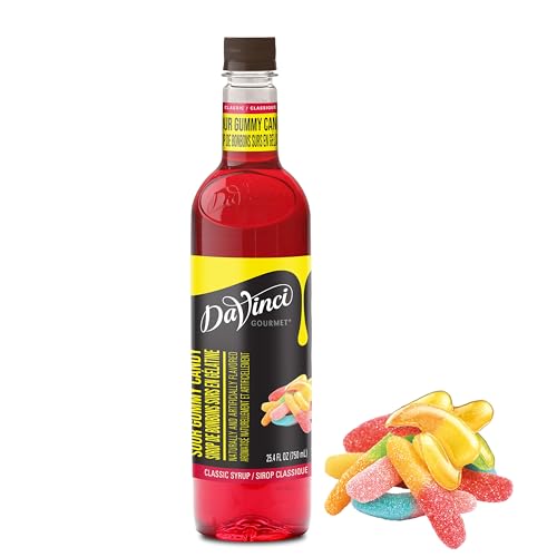 25.4 Ounce Sour Gummy Flavor Syrup