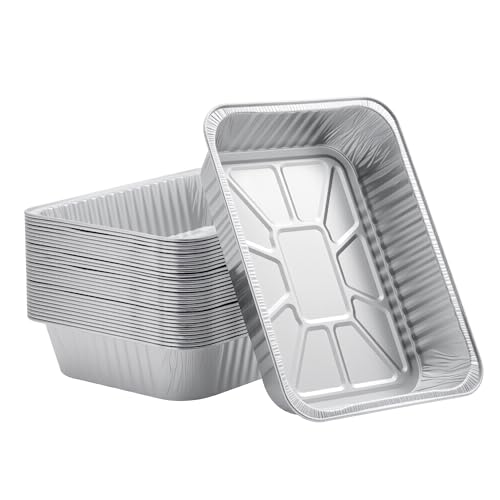 30 Pack Disposable Aluminum Foil Baking Pans