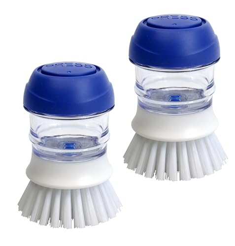 2 Pack Soap Dispensing Dish Brushes