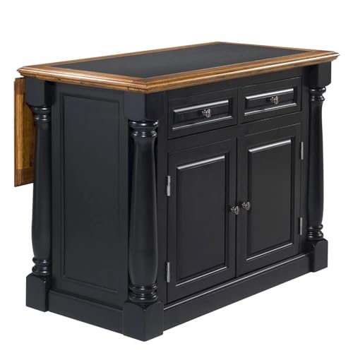 Homestyles Monarch Kitchen Island with Granite Top