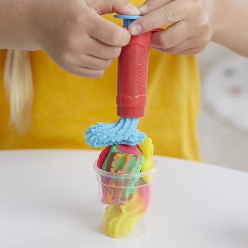 Play-Doh Swirlin' Smoothies Toy Blender Playset, Play Kitchen Appliances, Kids Arts and Crafts Toys for 3 Year Old Girls and Boys and Up