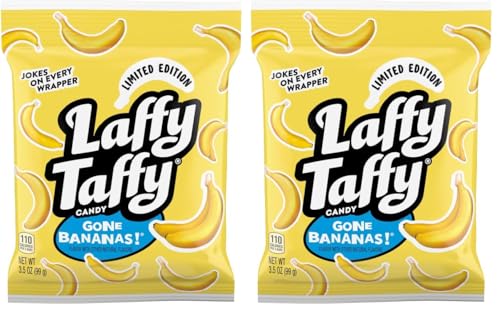 2 Pack Laffy Taffy Banana Mini Bar Candy